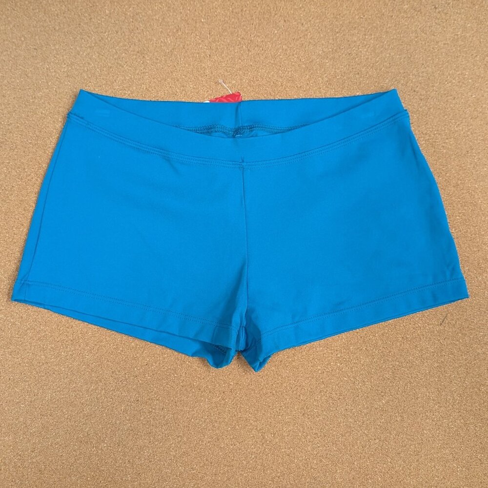 Capezio Women's Teal Low Rise Shorts